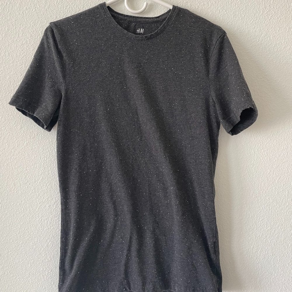 H&M Dark Gray with White Specks T-shirt